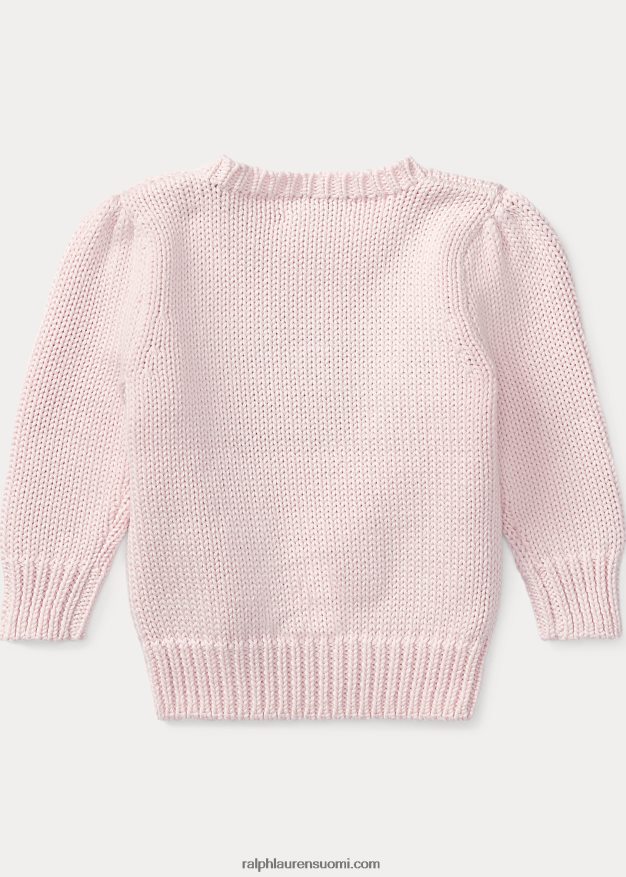 Ralph Lauren vauva lippupuuvillapusero 0Z24ZR7986 akaasia pinkki