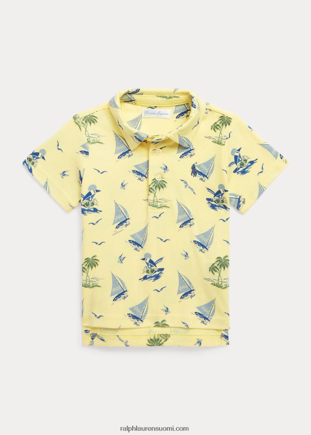 Ralph Lauren vauva poolo karhu puuvilla jersey poolopaita 0Z24ZR7896 bristolin keltainen