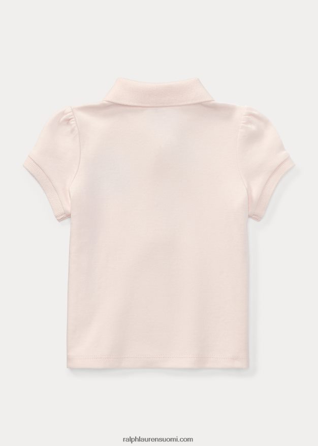 Ralph Lauren vauva poolokarhu pehmeä puuvillainen poolopaita 0Z24ZR7893 herkkä pinkki