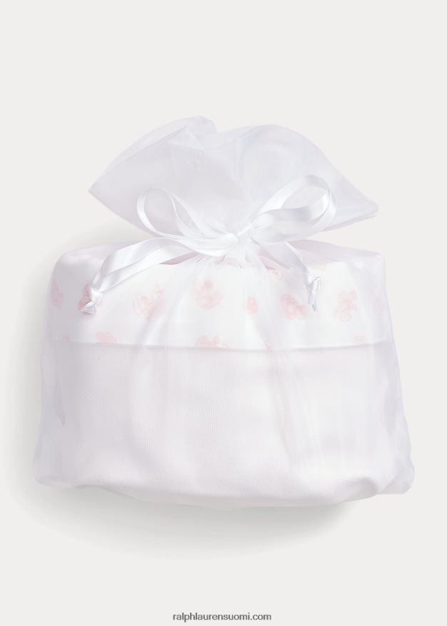 Ralph Lauren vauva Luomupuuvillasta valmistettu 7-osainen lahjasetti 0Z24ZR7818 herkkä pinkki multi
