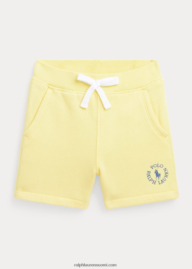 Ralph Lauren vauva iso poni logo fleece lyhyt 0Z24ZR7924 bristolin keltainen