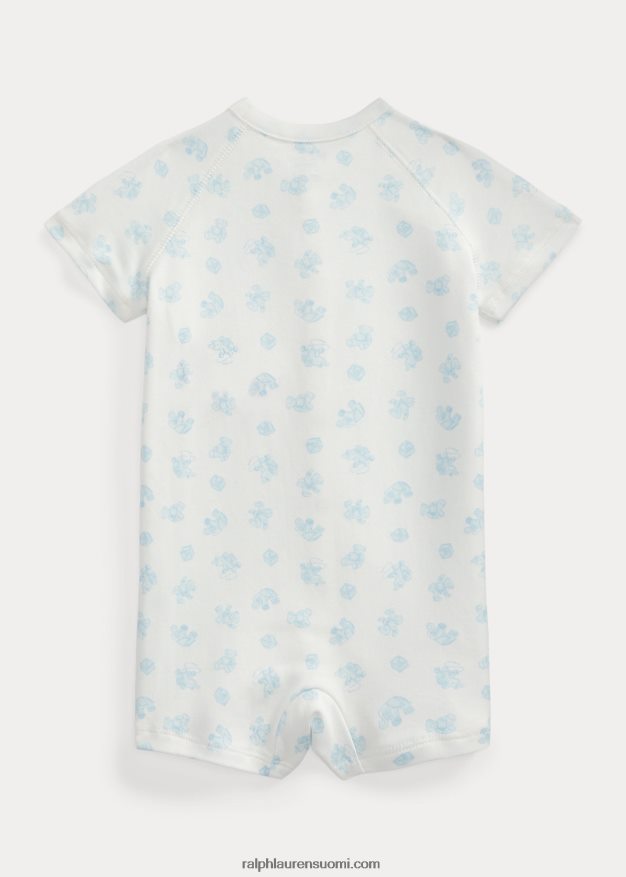 Ralph Lauren vauva karhukuvioinen puuvillainterlock shortall 0Z24ZR8150