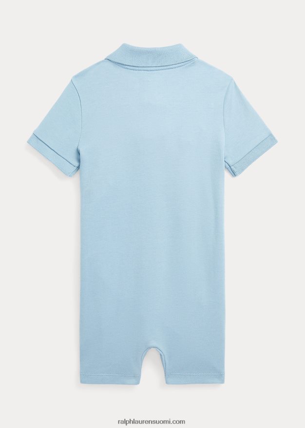 Ralph Lauren vauva pehmeä puuvillainen poolo shortsit 0Z24ZR7661 sininen muistiinpano