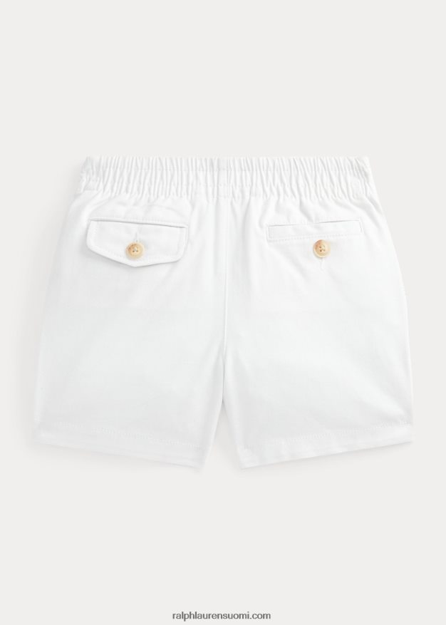 Ralph Lauren vauva polo prepster flex abrasion twill short 0Z24ZR7905 kannenpesuaine valkoinen