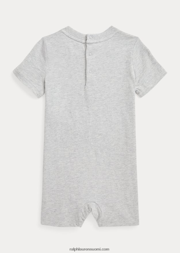 Ralph Lauren vauva poolo karhu puuvillajersey shortall 0Z24ZR10023 ja kanervan päällä
