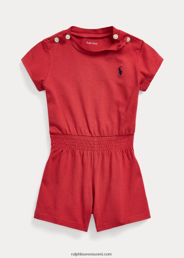 Ralph Lauren vauva puuvillajersey-housut 0Z24ZR8160 chilipippuria/hunter navy