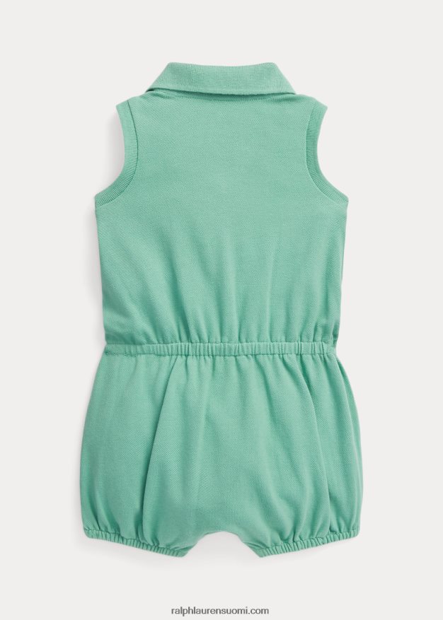 Ralph Lauren vauva stretch mesh poolokupla shortall 0Z24ZR7672 haalistunut minttu
