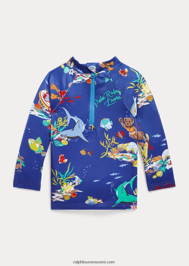 Ralph Lauren vauva poolo karhu suorituskyky jersey ihottuma vartija 0Z24ZR7950 liigat alla