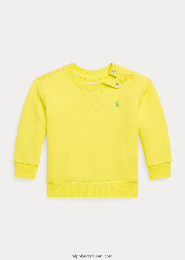 Ralph Lauren vauva fleece crewneck collegepaita 0Z24ZR7976 laser keltainen