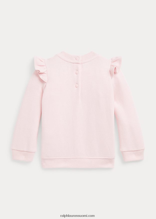 Ralph Lauren vauva kuun uudenvuoden pupu fleece paita 0Z24ZR7979 ripaus vaaleanpunaista