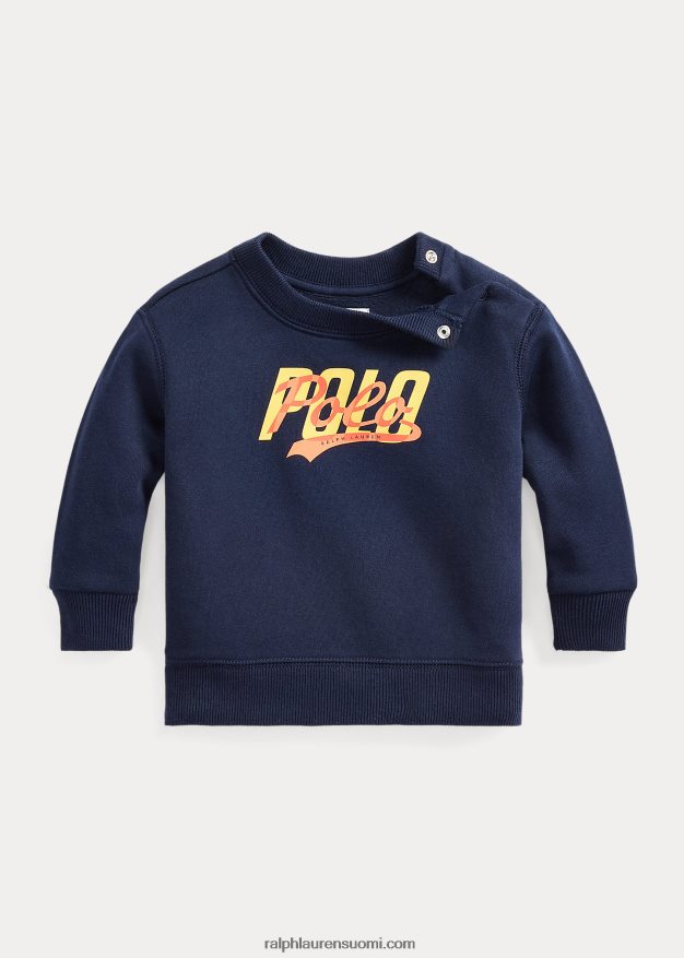 Ralph Lauren vauva logo fleece collegepaita 0Z24ZR8306 risteilylaivasto