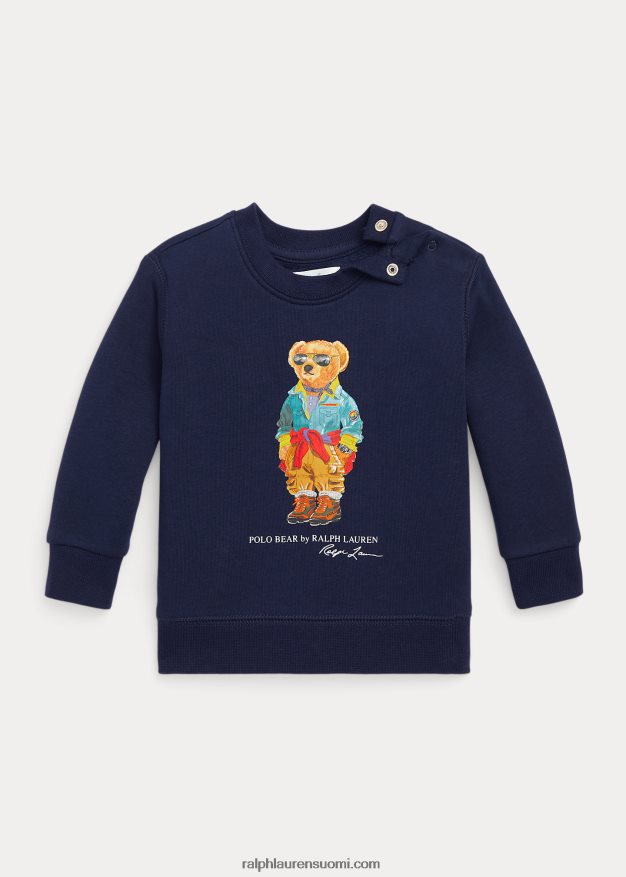 Ralph Lauren vauva poolo bear fleece paita 0Z24ZR8299 risteily laivaston matkakarhu